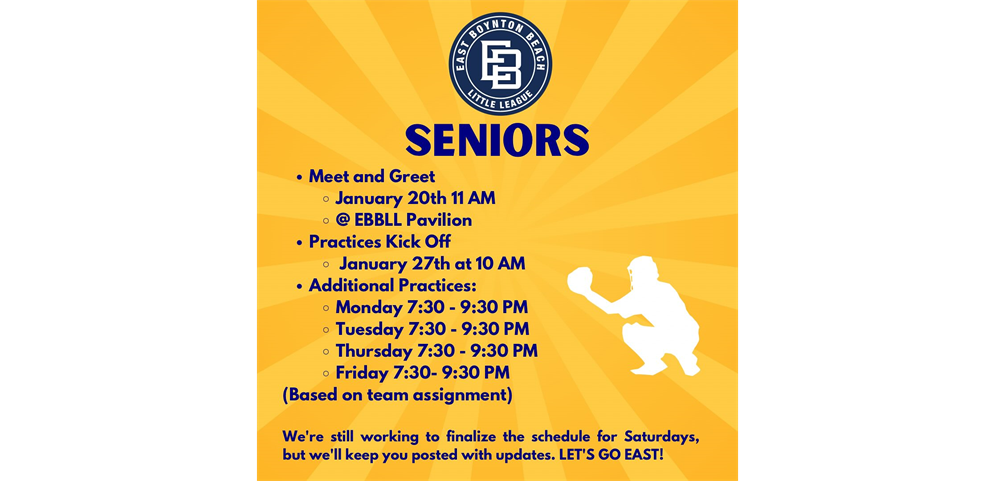 Seniors Division Meet & Greet Info